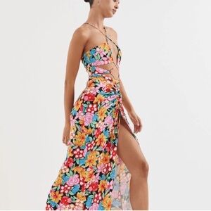 For Love & Lemons Multi color maxi dress size Small